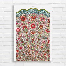 Vibrant Floral Tapestry Canvas