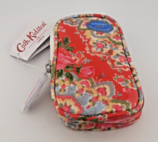 CATH KIDSTON Oil Cloth Zipped Gadget Case Pouch Purse Dog Coin Phone Bag & Cord