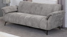 Amalfi 3 Seater grey fabric 3