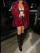 Elegant Long Sleeve Faux Fur
