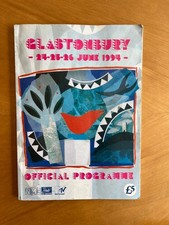 Glastonbury Festival Official Programme 1994 Fair To Good Condition