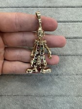9ct Gold Clown Pendant