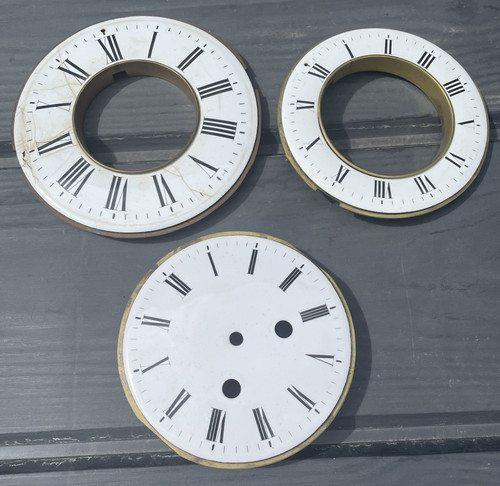 Antique clock dial faces - antique,
