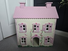 Wooden Doll House & Furniture