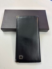 BOXED -DUNHILL-BLACK FINE CALF