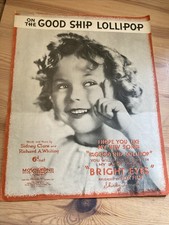1934 Shirley Temple Sheet