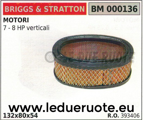 Engine air filter briggs - engine,