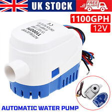 12V/1100GPH Boat Marine Automatic Submersible Auto Bilge Water Pump Float Switch