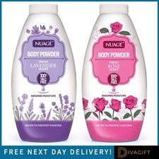 BODY POWDER 100% TALC FREE BABY SOFT SKIN ROSE LAVENDER 250G COTTON TREE NUAGE