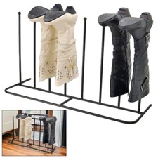Boot Rack Welly Drying Stand Shoe Dryer Wellington Hanger Holds 4 Pairs Wellies