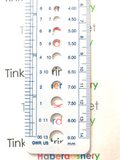 KNITTING NEEDLE GAUGE MEASURE