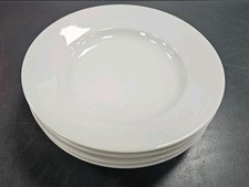 4x White Habitat Hotel Soup Bowls 23cm