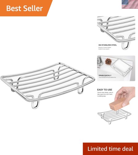 Soap dish stainless steel bar - soap,