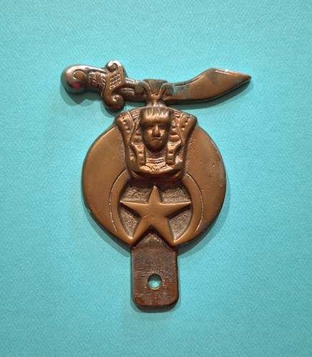 Masonic shriners solid brass - solid,