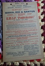 1915 R.M.S.P Pembrokeshire The