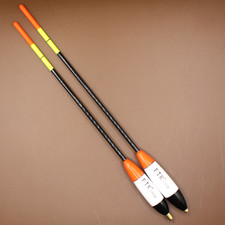 2 Long Distance Bodied Waggler Float Coarse  Fishing Semi Weighted Long Distance