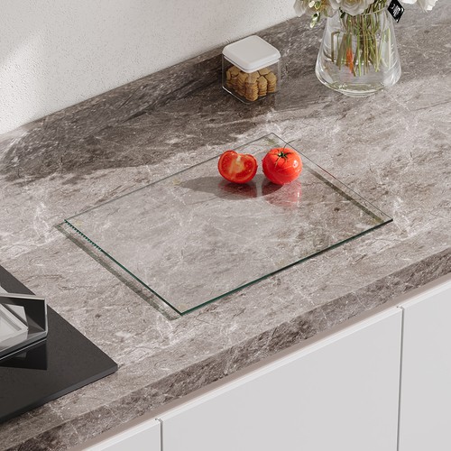 Tempered glass chopping board - tempered,