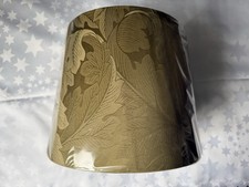 Large Gold Leaf Lampshade Drum