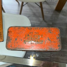 1950's Jacobs Cream Crackers 'Free Sample' Tin - Ten Crackers to Try at Home