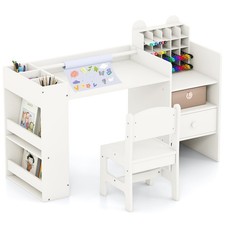 COSTWAY Kids Art Table & Chair
