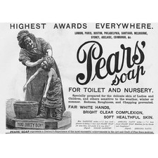 PEARS SOAP You Dirty Boy! Victorian Advertisement 1891