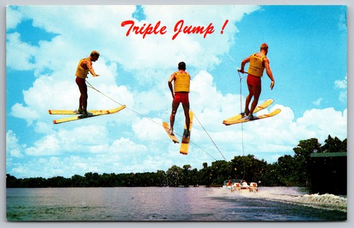 Triple jump water - ski, show