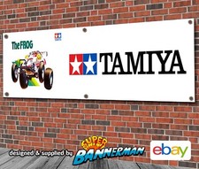 Tamiya The Frog Banner for Garage, Workshop, Man Cave, Shed etc