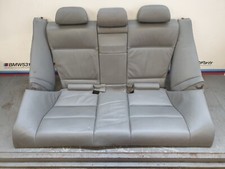 BMW 3 SERIES E46 COUPE 2004 LCI REAR LEATHER SEATS BENCH SEAT GREY LEATHER N6TT