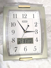 Eleco Wall Clock Analog & LCD