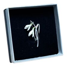 Pretty Snowdrop brooch gift