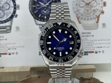 Seiko Men's Black / Blue Dial