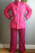 BETTY RIDES SKI SUIT GAP pink purple mismatch  jacket Trousers size 8 10 bundle