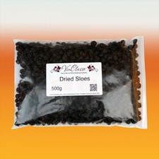Dried Sloes - 500g Bag - For