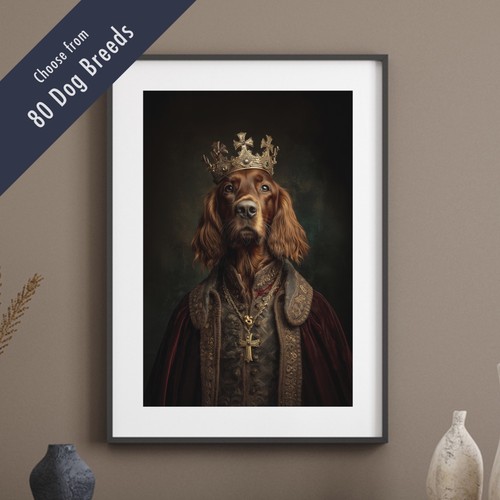 Royal dog portrait - portrait, –