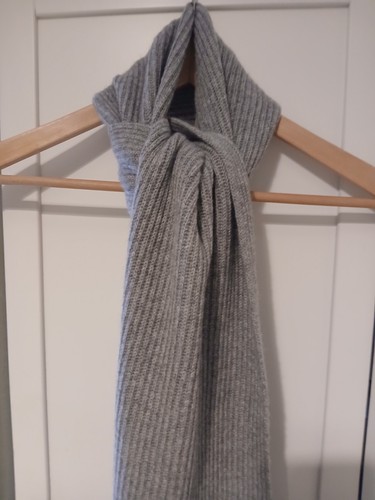 Whistles grey ribbed scarf - whistles,