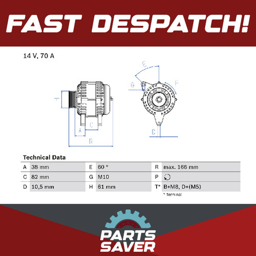 Alternator 0986039550 bosch - alternator,