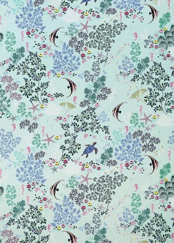 Nautical curtain fabric - fabric, 8m