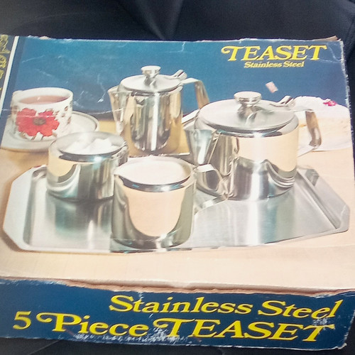 Stainless steel polished - stainless, 5pc