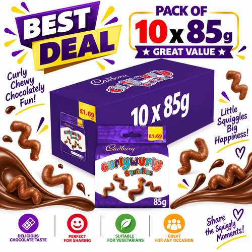 Cadbury curly wurly - curly, squirlies