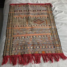 Flat weave kilim rug - rug, 81