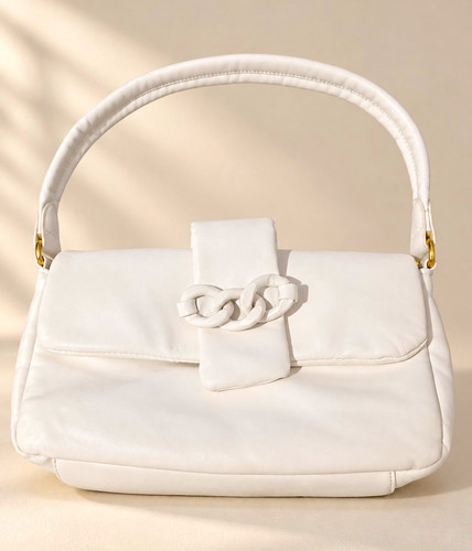 Primark white chain asymmetric - primark,