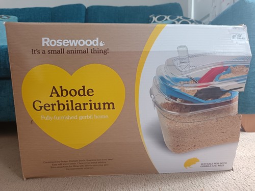 Gerbilarium rosewood abode - rosewood,