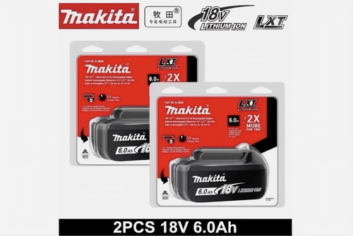 Genuine makita 6ah 18v - 2x,