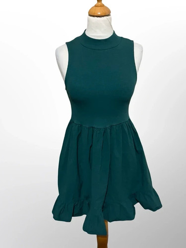Zara green dress size large - zara,