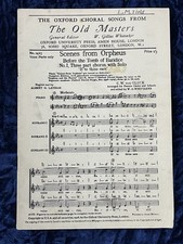 ANTIQUE SHEET MUSIC BOOK - THE
