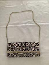 Mode in Pelle Print Clutch/cross body Bag 