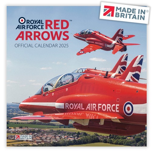 Red arrows 2025 - 2025, calendar