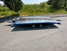 CAR TRANSPORTER TRAILER 4,5M X 2,1M TWIN AXLE 2700KG AL-KO SUSPENSION 
