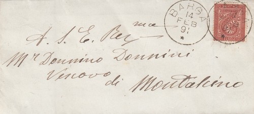 1891 italy cover from - 1891,
