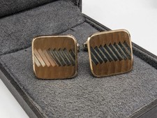 Sterling Silver Cufflinks gold vermeil 13g - box not included